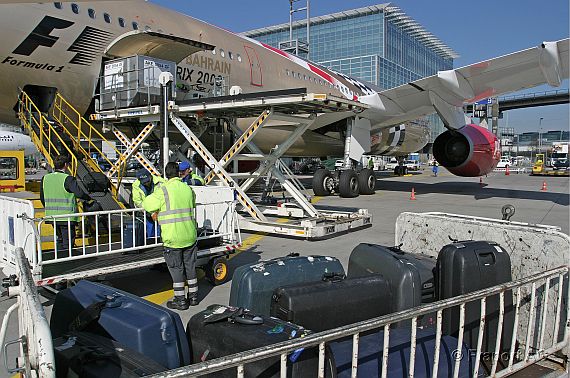 Gepäckverladung (Symbolfoto) - Foto: Fraport AG