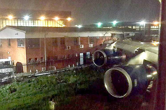 British Airways Kollison Johannesburg Foto Passagier Harriet Tolputt via Twitter