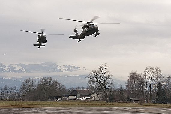 Black Hawk im Assistenzeinsatz - Foto: Bundesheer / Simader