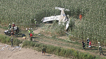 Crashed OE-DFL Piper PA28 Punitz 14082015_foto ÖAMTC