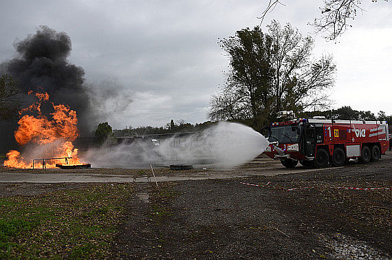 Flughafenfeuerwehr Wien Notfallübung 22 Oktober 2014 Foto Flughafen Wien