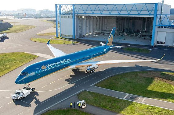 Vietnam Airlines erster Airbus A350 XWB Credit Airbus