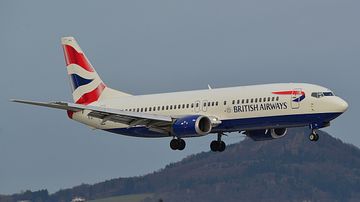 Flughafen Salzburg Winterspotten Jänner 2014 British Airways Boeing 737-400 G-GBTA Foto PA Austrian Wings Media Crew