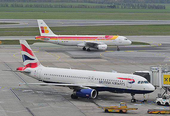 British Airways und Iberia Jets in Wien - Foto: Austrian Wings Media Crew