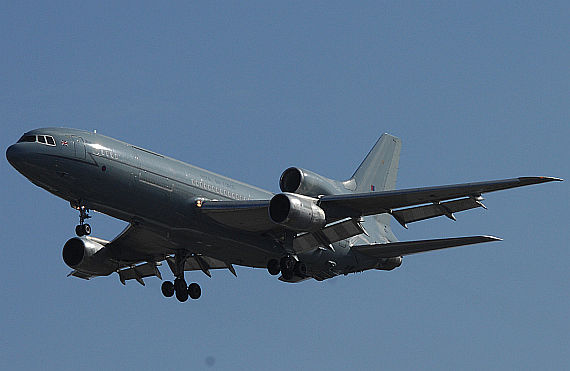 Lockheed L-1011 Tristar der RAF (ZD952) im Anflug auf die Piste 34 - Foto: Austrian Wings Media Crew