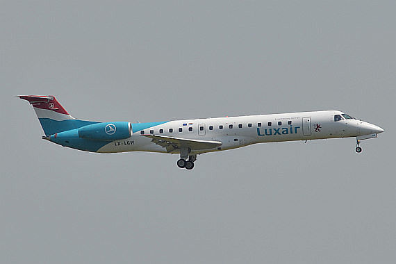 Luxair Embraer ERJ-145 LX-LGW Foto Huber Austrian Wings Media Crew