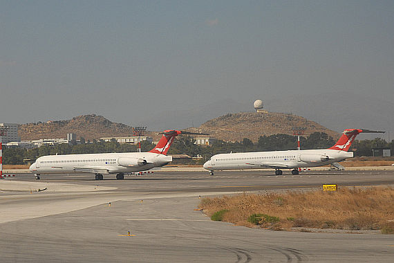 McDonnell Douglas MD-80 MD80 Symbolbild Sujetbild Foto PA Austrian Wings Media Crew