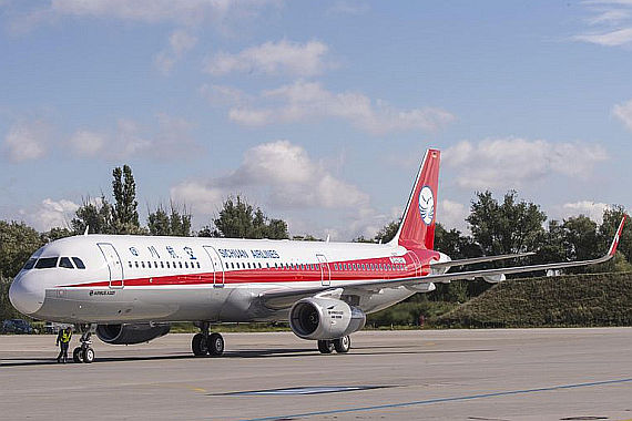 Sichuan Airlines Airbus A321 Sharklets Credit Airbus