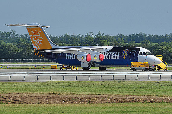 Avro RJ-100 SE-DSU der Malmö Aviation - Foto: Austrian Wings Media Crew