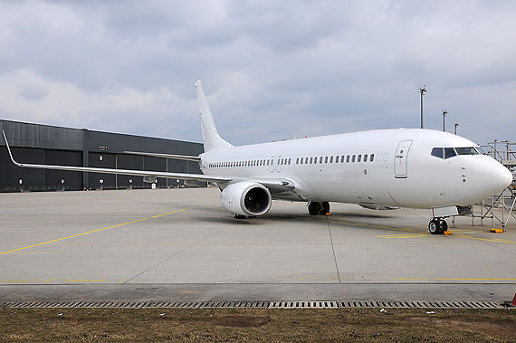 Boeing 737-800 Symbolbild, Sujetbild weiße neutralisierte Boeing 737-800 - Foto: Austrian Wings Media Crew