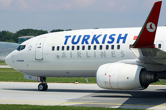 Boeing 737-800 von Turkish Airlines - Foto: Christian Zeilinger