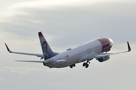Norwegian Airlines Boeing 737-800 Steigflug Foto PA Austrian Wings Media Crew