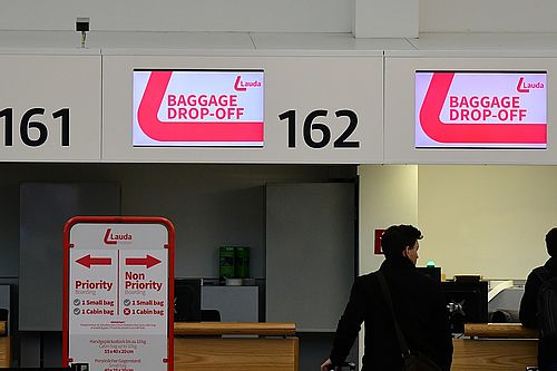 laudamotion check in baggage