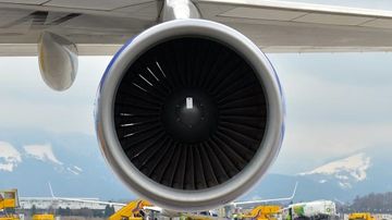 744UN153 Transaero Boeing 747-400 Triebwerk Foto Austrian Wings Media Crew