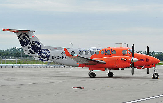 Beechcraft King Air 350 Messflugzeug Vermessungsflüge Flight Calibration Service D-CFME Foto PA Austrian WIngs Media Crew