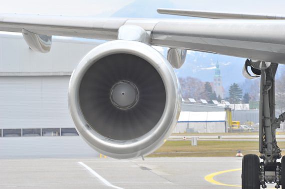 Rolls Royce RB-211 Triebwerk in Bewegung Foto PA Austrian Wings Media Crew