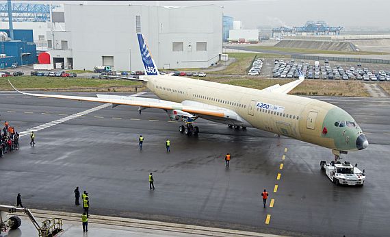 Airbus A350 Prototyp msn001 - Foto: Airbus