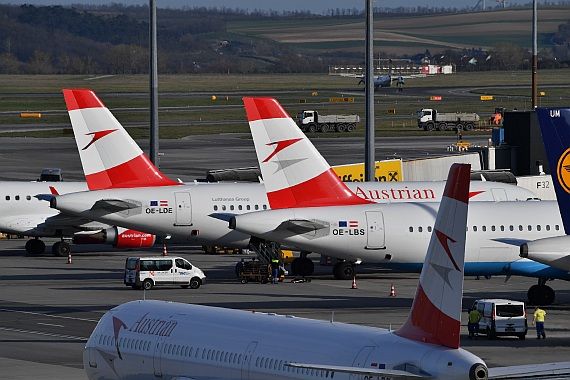 Symbolbild Sujetbild AUA Austrian Airlines Foto Huber Austrian Wings Media Crew
