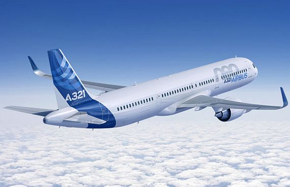 Mit zwei zusätzlichen Notausstiegen über den Tragflächen kann der A321neo bis zu 236 Passagiere aufnehmen - Grafik: Airbus