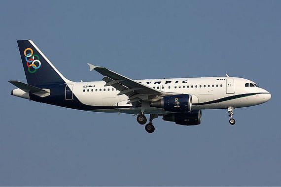 Airbus A319 von Olympic Air - Foto: Igor Dvurekov / Wiki Commons