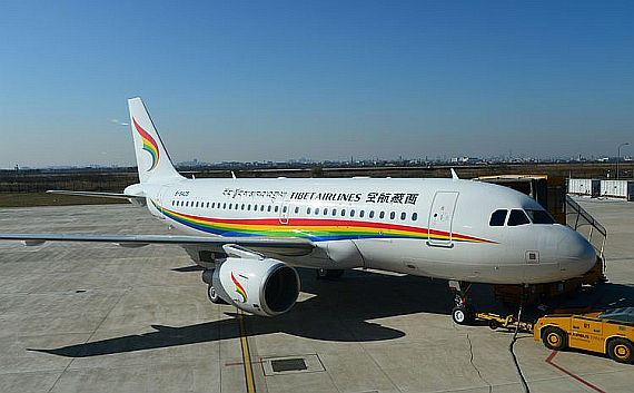 Airbus A319 von Tibet Airlines - Foto: Airbus