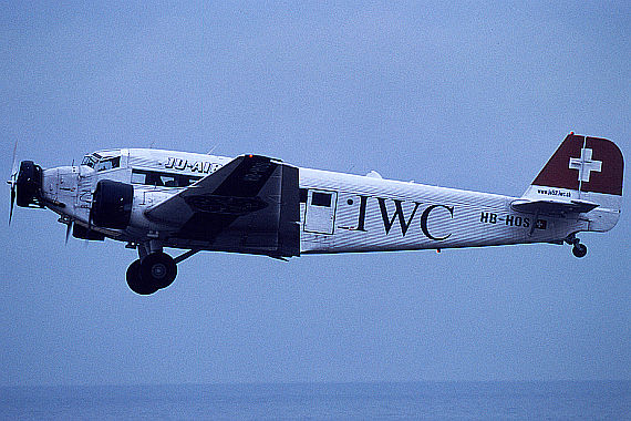 Junkers Ju 52 Ju Air HB-HOS im Flug Foto Wiki Commons