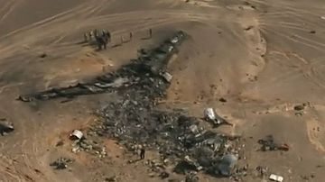 MetroJet Crash Wrack Wreckage Screenshot YouTube