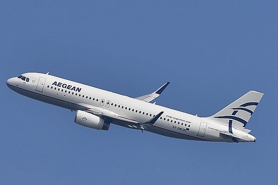 DSC_0065 SX-DNE Aegean Airbus A320 Sharklets Foto Huber Austrian Wings Media Crew