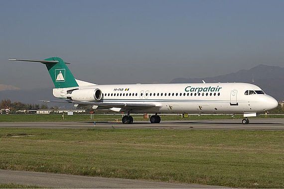 Carpatair Fokker 100 Fabrizio Berni via Wiki Commons