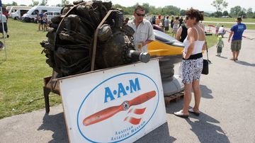Das Austrian Aviation Museum aus Schwechat war mit zahlreichen Exponaten nach Stockerau gekommen um sich den Besuchern zu präsentieren