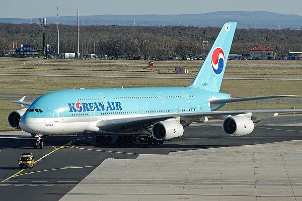 A380 von Korean in Frankfurt - Foto: Mario Meyer