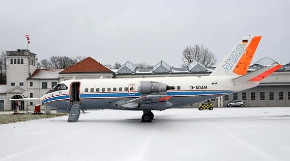 Die VFW 614 D-ADAM vor der Flugwerft des Deutschen Museums in Schleißheim - Foto: DLR