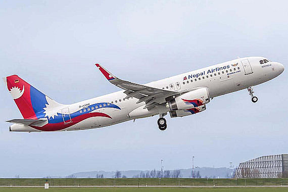 Nepal Airlines airbus A320 mit Sharklets Foto Airbus