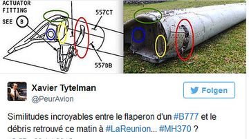 MH370 Wrack Foto Twitter
