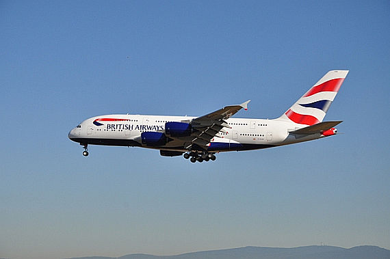 British Airways Airbus A380 ERstlandung Frankfurt 04. BA,A380-841 (G-XLEA)_1 Foto Andy Herzog