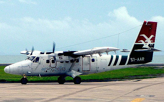 Twin Otter von Air Seychelles, Symbolbild - Foto: User Rennboot / Wiki Commons