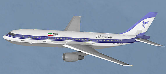 Airbus A300 von Iran Air wie er auf Flug 655 eingesetzt wurde - Grafik: Wiki Commons