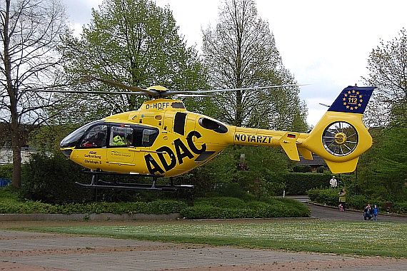 D-HOFF EC 135 ADAC Flugrettung ADAC Luftrettung Christoph 8 Foto Jörn Fries