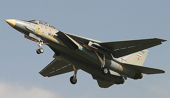 Iranische Luftwaffe Grumman F-14A Tomcat Foto Shahram Sharifi via Wikipedia