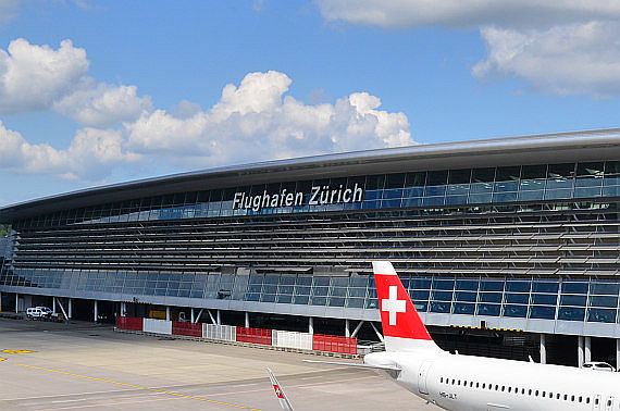 Flughafen Zürich mit SWISS Symbolbild Sujetbild Foto PA Austrian Wings Media Crew