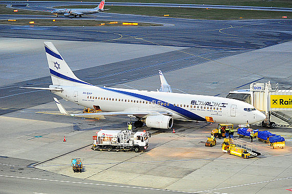 El Al Israel Airlines Boeing 737-800 4X-EKP Foto PA Austrian Wings Media Crew