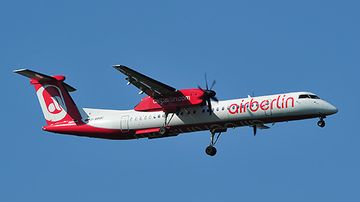 Air Berlin Bombardier Q400 D-ABQC - Foto: PA / Austrian Wings Media Crew