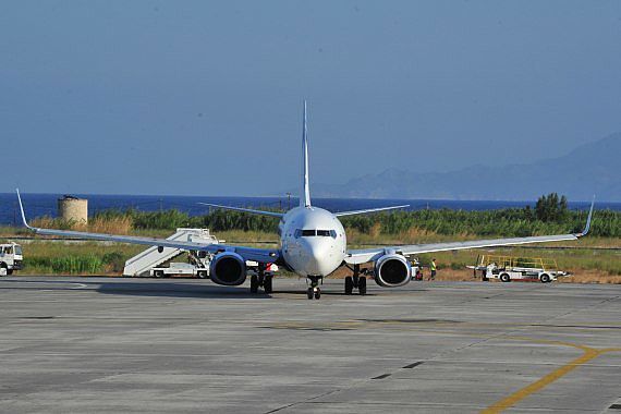Symbolbild Sujetbild Boeing 737-800 Foto Huber Austrian Wings Media Crew