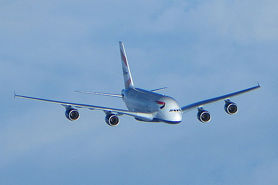 Airbus A380 British Airways im Flug Cpt MKern