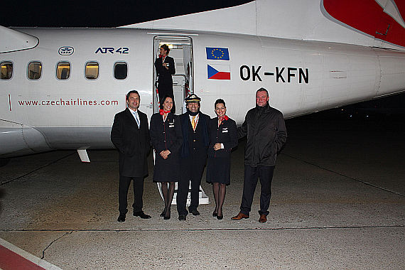 CSA ATR42 Erstflug Bratislava Kosice Foto Apt BTS