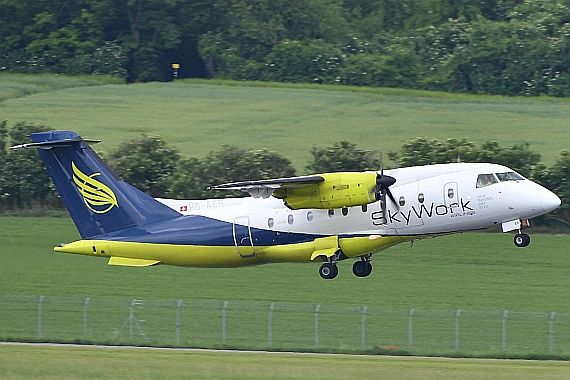 HB-AER Skywork Airlines Dornier Do328 Do 328 Foto Huber Austrian Wings Media Crew DSC_0347