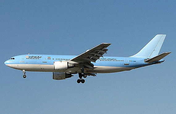 Qeshm Airlines Airbus A300B4 Foto Shahram Sharifi Wiki Commons