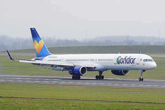 Condor Boeing 757-300 D-ABOG bei der Landung Foto PA Austrian Wings Media Crew