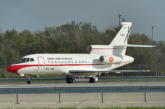Dassault Falcon 900 Königin Letizia 27. Oktober 2014 Foto PA Austrian Wings Media Crew