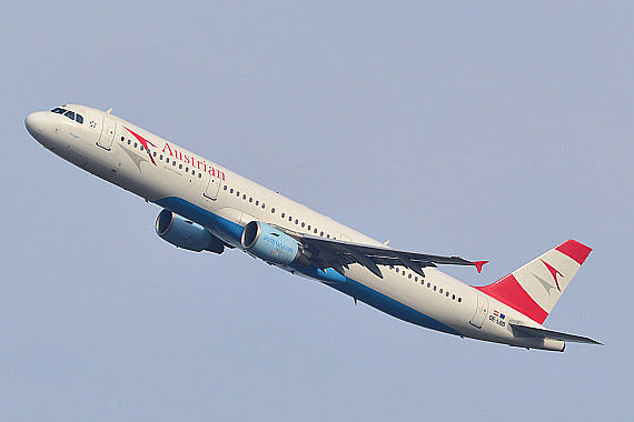 AUA Austrian Airlines Airbus A321 OE-LBB Foto PA Austrian Wings Media Crew